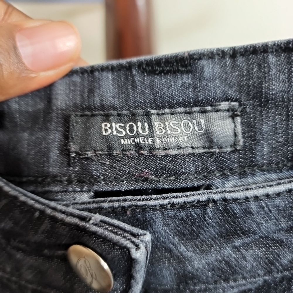 Bisou Bisou Denim Mermaid Skirt. Size 6 - Picture 3 of 6